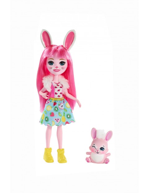 Enchantimals Lalka Bree Bunny + króliczek Twist figurka 4+