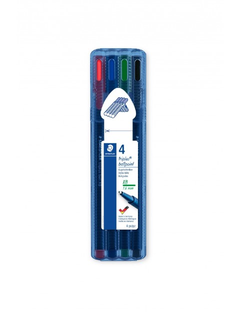 Długopis triplus ball XB Staedtler - 4 kolorów w etui