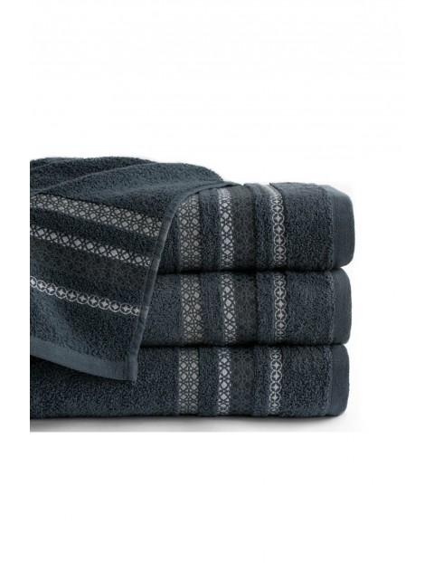 Bawełniany ręcznik CLOE  50x90  cm - szary 