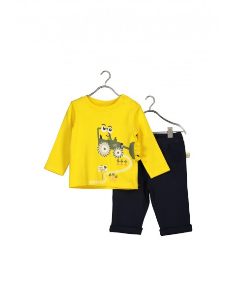 Komplet ubrań dla chłopca- bluzka i spodnie
