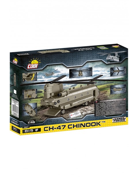 Klocki COBI 5807 CH-47 CHINOOK ARMORED FORCES - 815 el wiek 8+