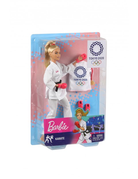 Barbie Lalka olimpijka karateczka wiek 3+