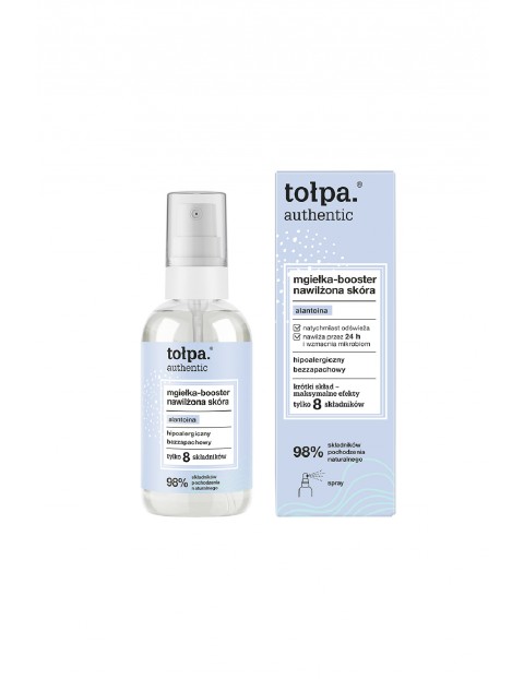 Tołpa authentic mgiełka-booster nawilżona skóra 75 ml