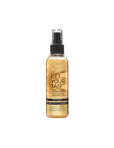 Lift4Skin Get Your Tan! złota mgiełka rozświetlająca 150 ml