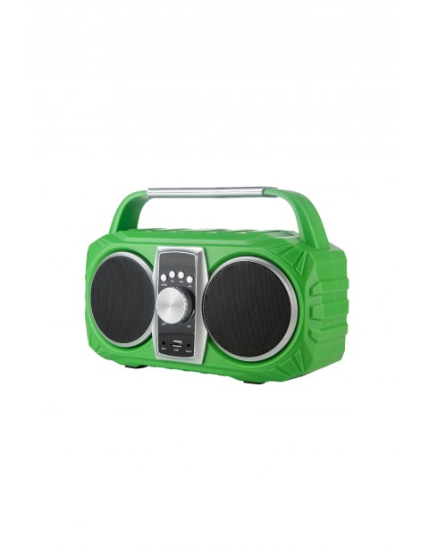 Radioodtwarzacz przenośny Boombox zielony