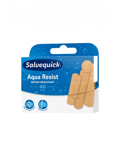 Salvequick Aqua Resist plastry 40 szt.