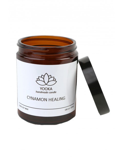 Świeca sojowa YOOKA 180ml - CINNAMON HEALING