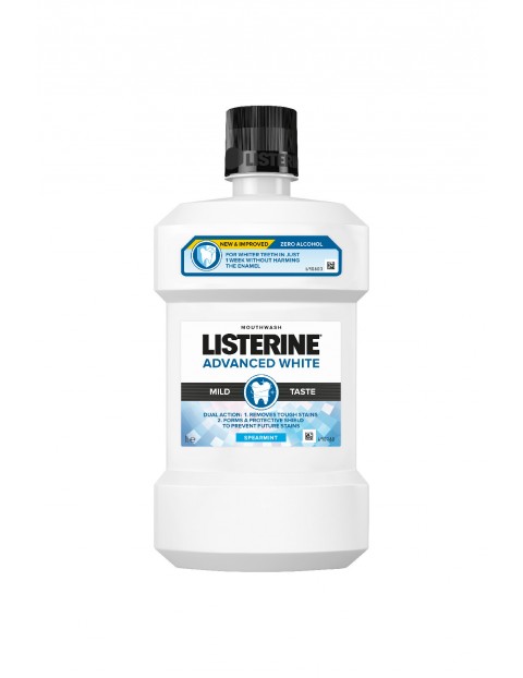 Płyn do higieny jamy ustnej Listerine Advanced White Łagodny Smak - 1000 ml