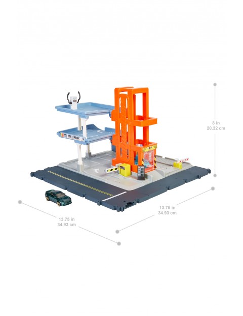 Matchbox Prawdziwe Przygody Garaż Zestaw światła i dźwięki wiek 3+