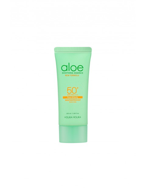 Holika Holika Aloe Soothing Essence Face & Body Waterproof Sun Gel SPF50+ żel przeciwsłoneczny do twarzy i ciała - 100ml