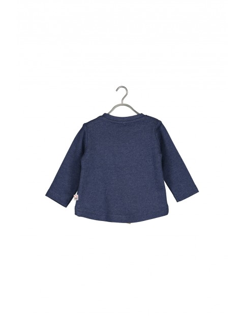 Granatowa bluzka dla niemowlaka- 100% bawełna