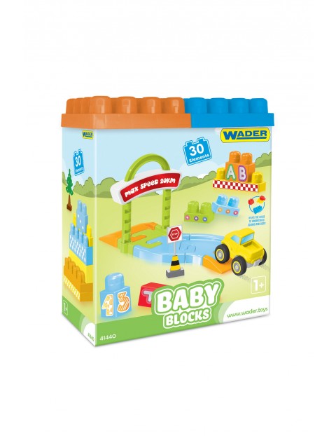 Locki wader Baby Blocks - klocki 30el 12msc+