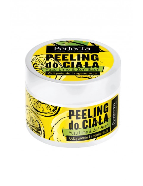 Perfecta Spa, peeling do ciała Yuzu Lime & Żeń-Szeń - 225 g