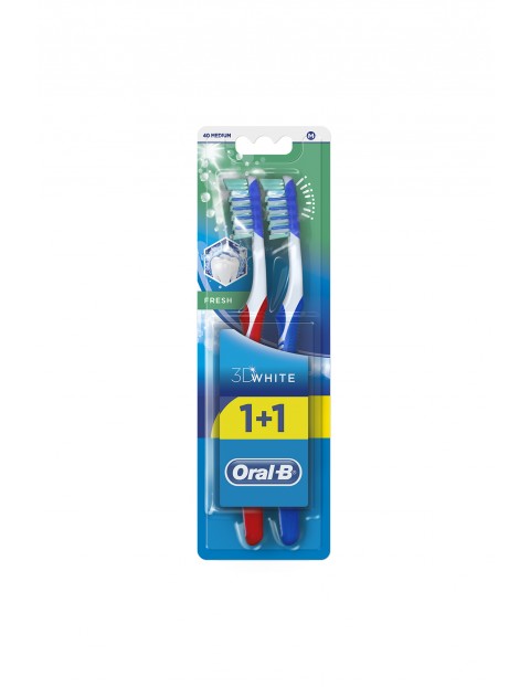 Oral-B Advantage 3DWhite Szczoteczka manualna średnia do zębów roz. 40