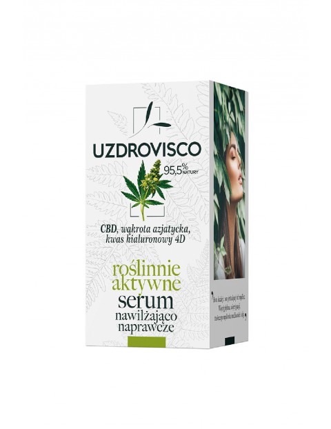 Uzdrovisco CBD Roślinnie aktywne serum nawilżająco - naprawcze 30ml