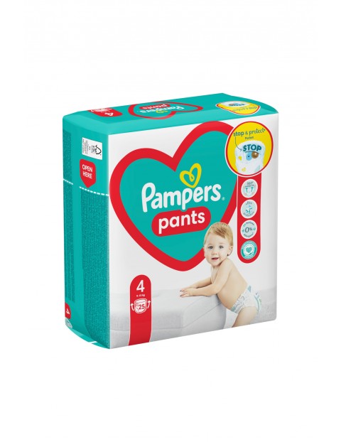 Pampers Pieluchomajtki, rozmiar 4, 25 Sztuk, 9-15kg