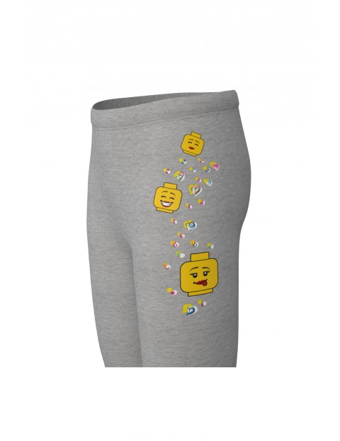 Legginsy dziewczęce LEGO® szare