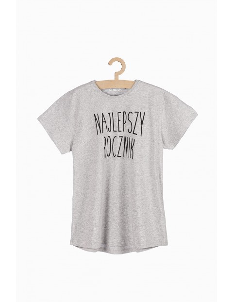 T-shirt męski z napisem - Najlepszy Rocznik