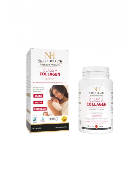 Kolagen Class A Collagen dla MAMY Noble Health 90 kapsułek 