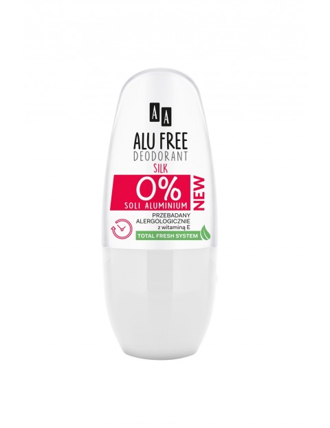 AA Alu Free Deodorant roll-on Silk 50 ml