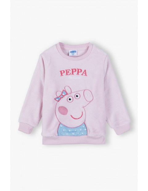 Bluza dziewczęca Świnka Peppa - różowa 