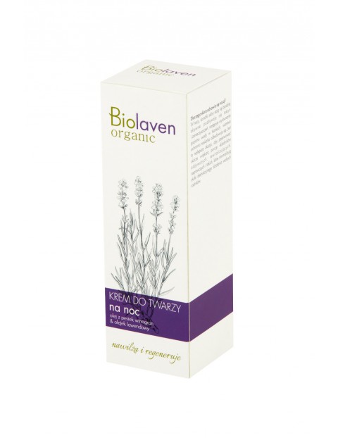 Krem do twarzy na noc Biolaven Organic 50 ml