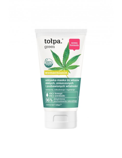 Tołpa green wzmacnianie-odżywka-maska do włosów 150 ml