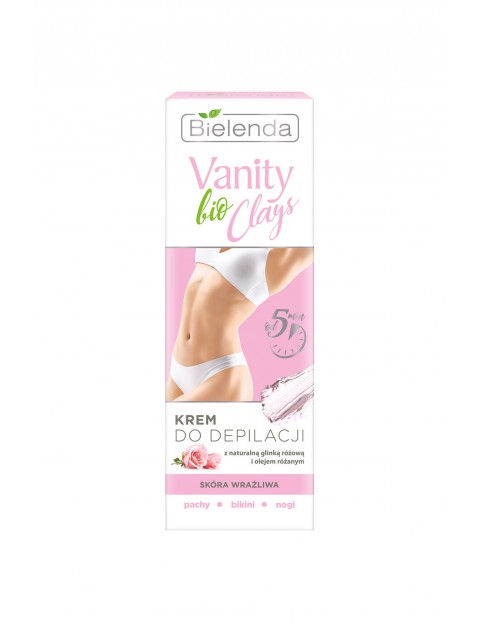 VANITY BIO CLAYS Krem do depilacji z glinką różową 100ml