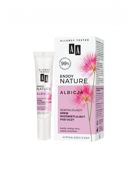 AA Enjoy Nature rewitalizujący krem rozświetlający pod oczy 15 ml