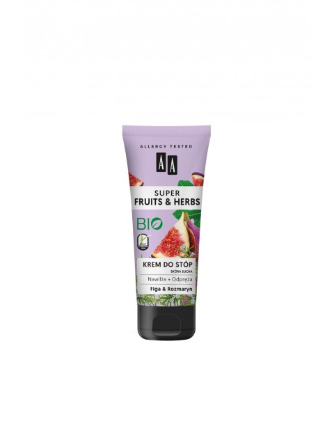 AA Super Fruits&Herbs krem do stóp rozmaryn&figa 75 ml