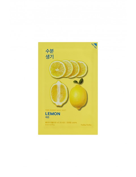 Holika Holika Pure Essence Mask Sheet - Lemon maseczka na bawełnianej płachcie - 23 ml