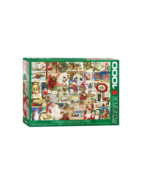 Puzzle 1000el  Vintage Christmas Cards 