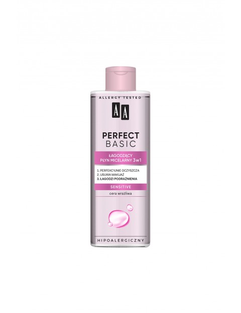 AA Perfect Basic łagodzący płyn micelarny 3w1 SENSITIVE 200 ml