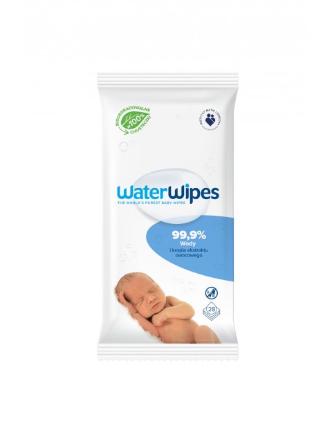 WaterWipes - Chusteczki nawilżane BIO - 28 szt.