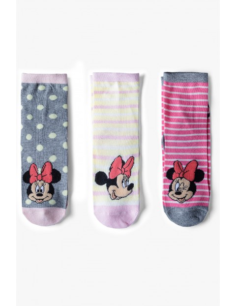 Skarpetki dziewczęce Minnie 3-pack