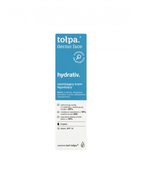 Tołpa dermo face hydrativ Nawilżający krem łagodzący SPF10 40ml