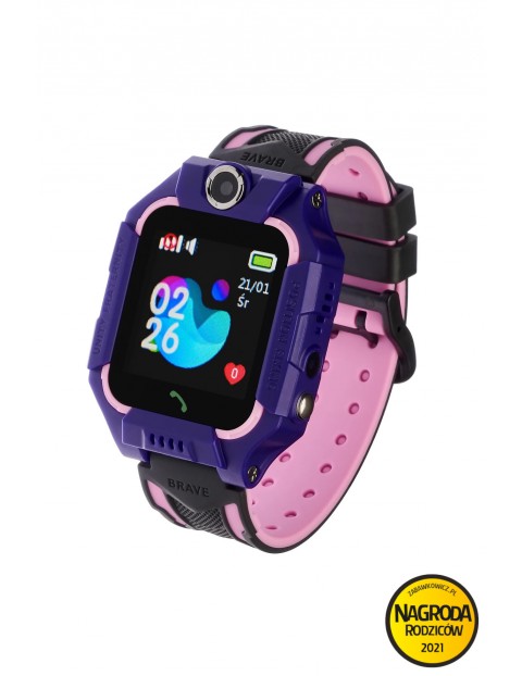 Smartwatch Garett Kids Play z lokalizatorem GPS fioletowy