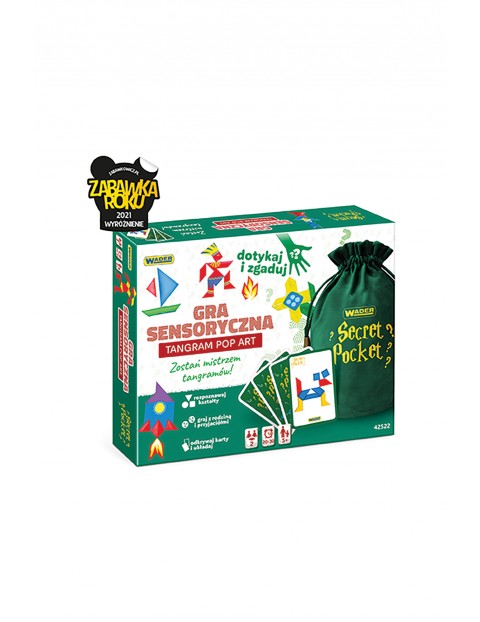 Play&Fun Secret Pocket Tangram Pop Art gra sensoryczna 5+