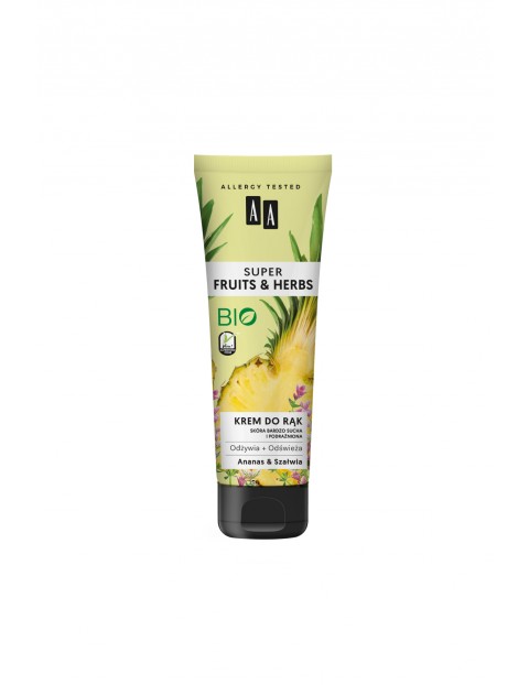 AA Super Fruits&Herbs krem do rąk ananas&szałwia 100 ml