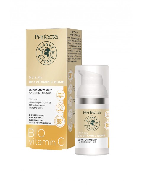 Perfecta Me & My BIO Vitamin C Bomb, serum ,,New Skin" na dzień i na noc, 30 ml