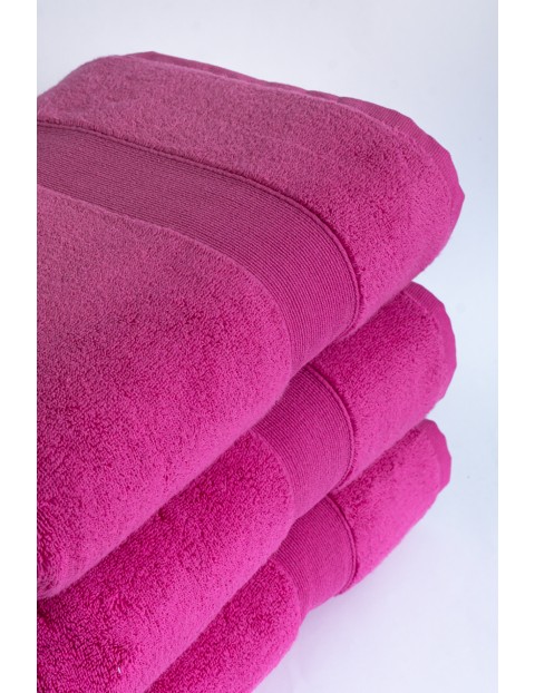 Bawełniany ręcznikROCCO 70x140 cm - różowy 