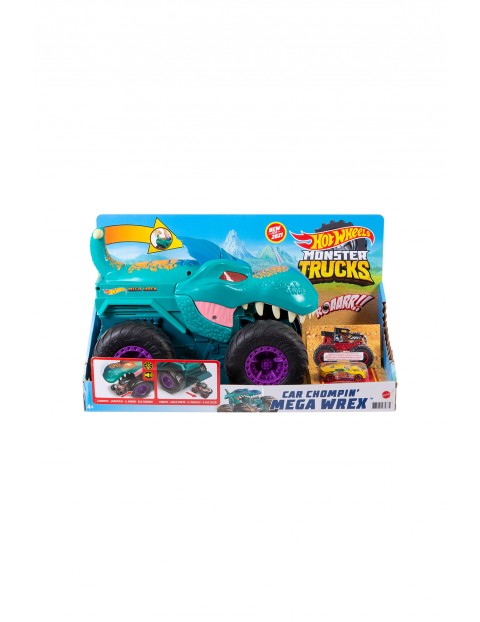 Hot Wheels Monster Trucks Pożeracz aut Mega Wrex wiek 4+