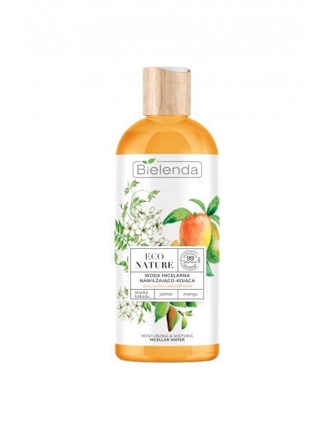 ECO NATURE - Śliwka kakadu+Jaśmin+Mango - woda micelarna do oczyszczania i demakijażu 500 ml