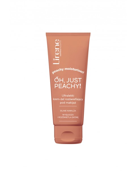 Lirene Oh Just Peachy! Ultralekki krem-żel rozświetlający pod makijaż 50 ml