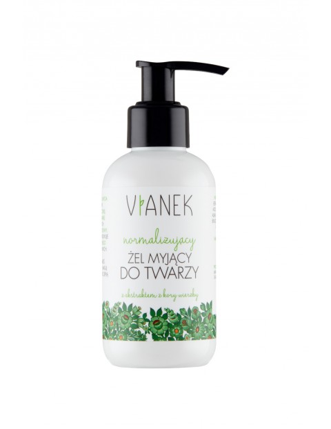 Normalizujący żel myjący do twarzy Vianek  150 ml