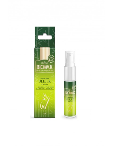 Biovax Eliksir-olejek do włosów BAMBUS, OLEJ AVOCADO 15ml