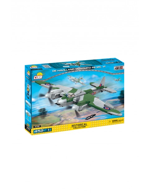 Klocki cobi HC WWII /5718/ DE HAVILLAND DH-98 MOSQUITO wiek 10+-  452 elementów