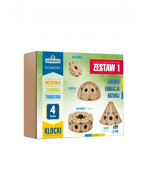 Cardblocks Kartonowe klocki konstrukcyjne- Zestaw dodatkowy 1