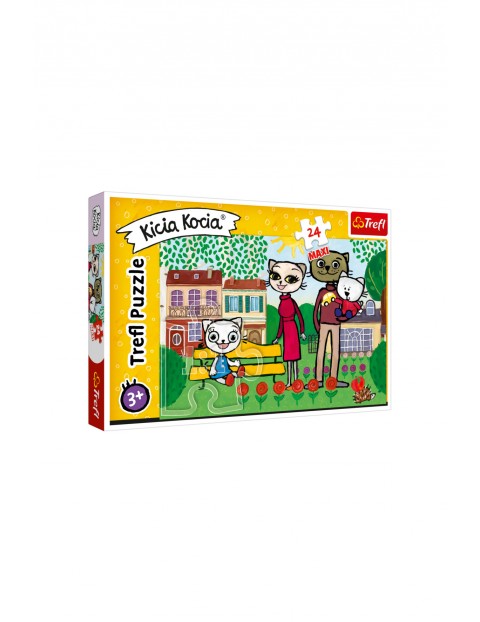 Puzzle - Zabawy Kici Koci - 24 elementy