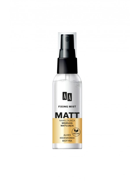 AA Fixing Mist MATT nawilżająca mgiełka matująca Aloes 50 ml